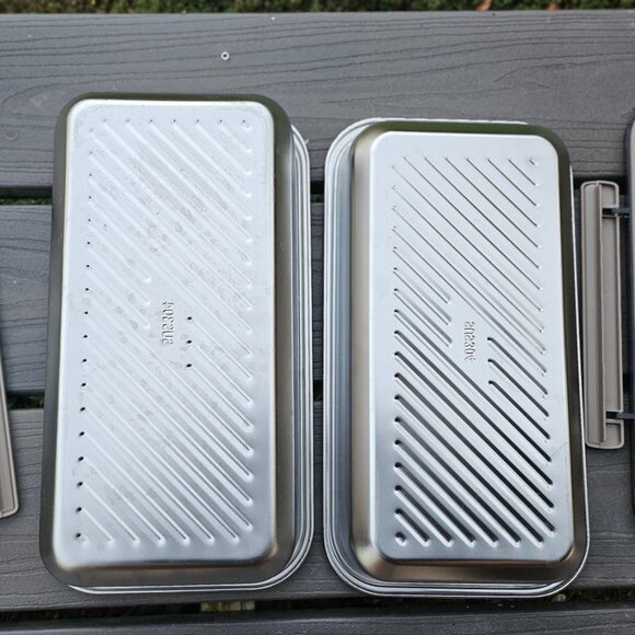 Set of two stainless steel food containers with airtight plastic lids - Picture 6 of 8